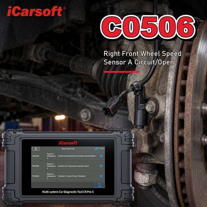 C0506 chevrolet right front wss checks diagnosis and repair guide