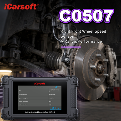 C0507 right front wss range/performance diagnosis and repair guide