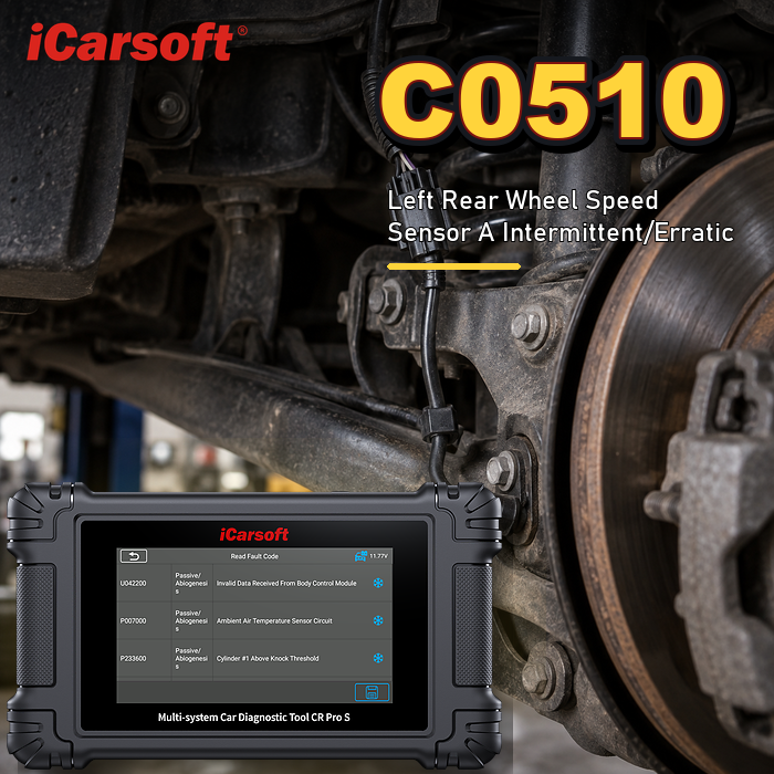C0510 left rear wheel speed sensor intermittent/erratic diagnosis and repair guide