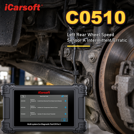 C0510 left rear wheel speed sensor intermittent/erratic diagnosis and repair guide