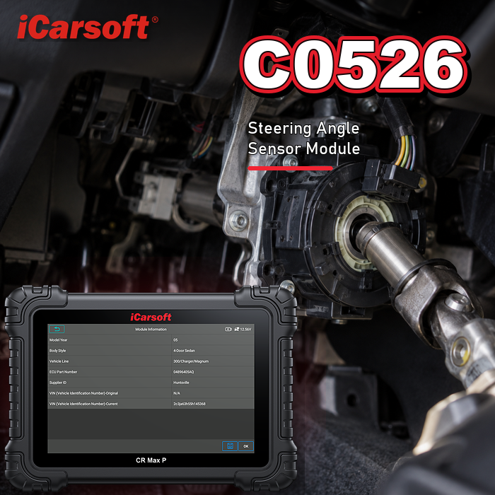 C0526 steering angle sensor module diagnosis and repair guide