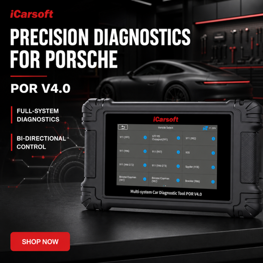 Best Porsche Diagnostic Scanner for 2026? iCarsoft POR V4.0 Review