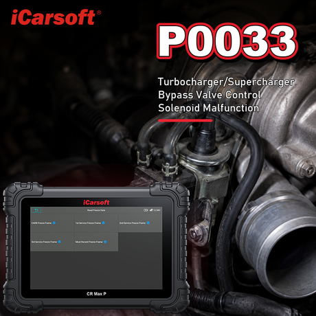 P0033 turbo bypass valve control solenoid malfunction diagnosis and repair guide