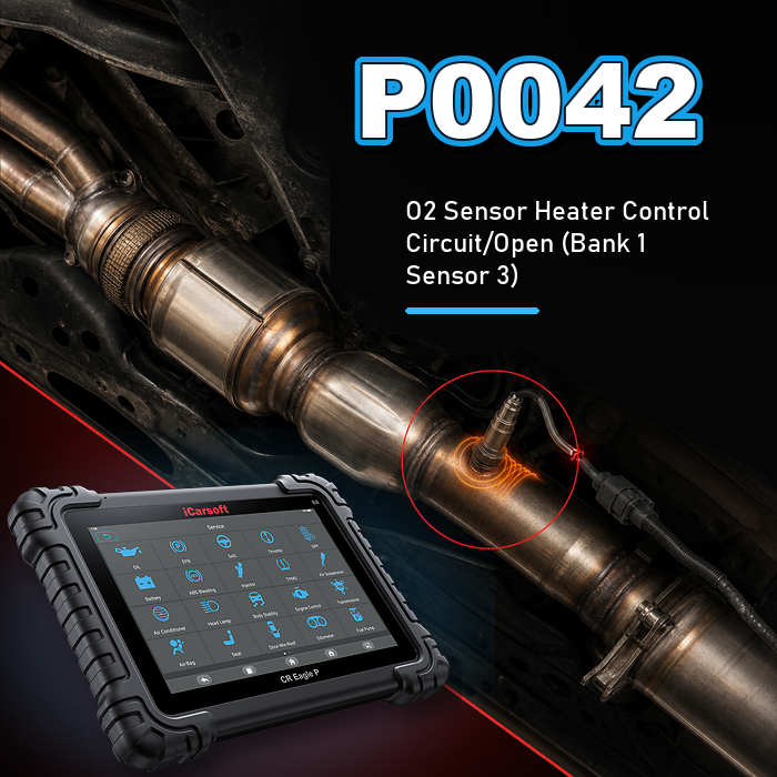 P0042 Explained: Diagnosing the Bank 1 Sensor 3 Heater Circuit