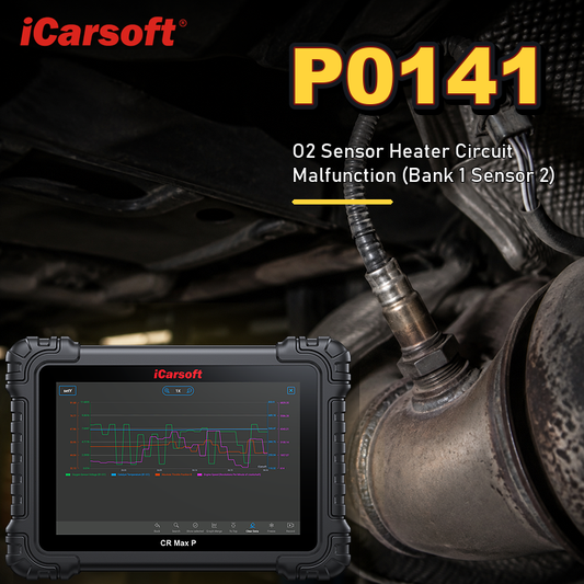 P0141 O2 sensor heater circuit malfunction bank 1 sensor 2 diagnosis and repair guide