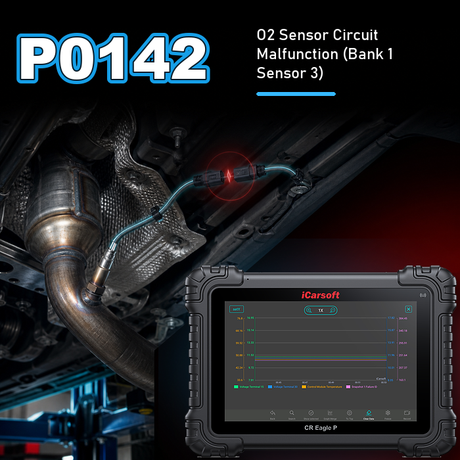 P0142 oxygen sensor circuit bank 1 sensor 3 diagnosis and repair guide