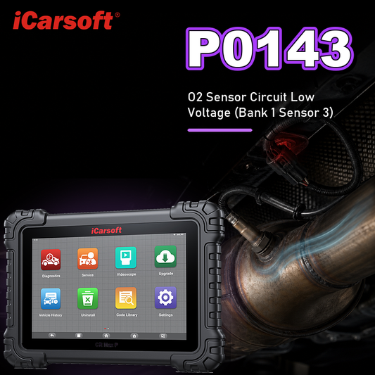 P0143 oxygen sensor circuit low voltage bank 1 sensor 3 diagnosis and repair guide