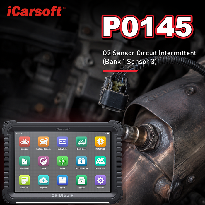 P0145 bank 1 sensor 3 oxygen sensor response diagnosis and repair guide