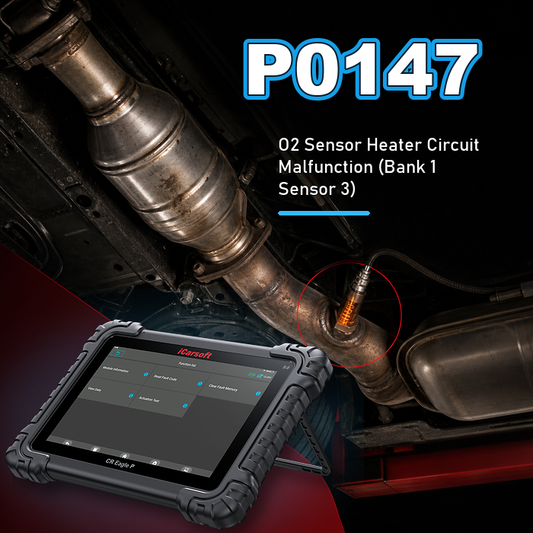 P0147 Code: O2 Sensor Heater Circuit (Bank 1 Sensor 3)