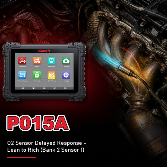 P015A Code: O2 Sensor Delayed Response Rich to Lean (Bank 1 Sensor 1)