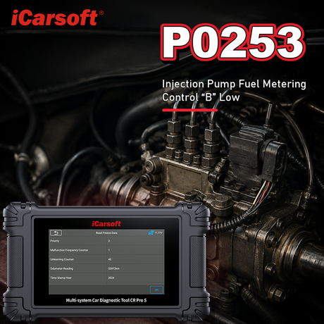 P0253 injection pump fuel metering control A low diagnosis and repair guide