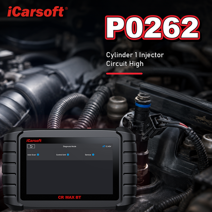 P0262 cylinder 1 injector circuit high diagnosis and repair guide