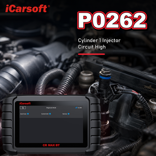 P0262 cylinder 1 injector circuit high diagnosis and repair guide