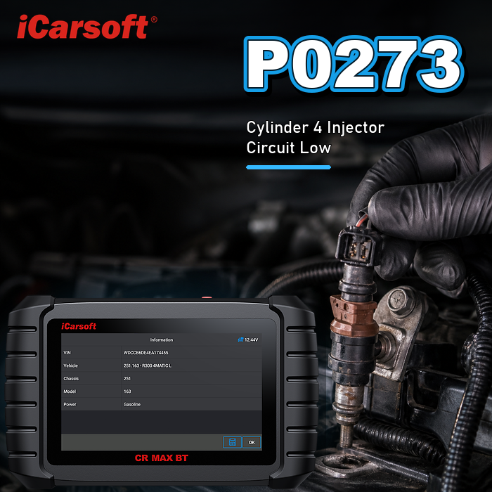 P0273 cylinder 5 fuel injector circuit low diagnosis and repair guide