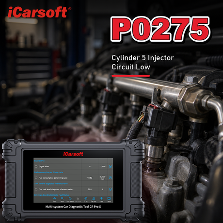P0275 cylinder 5 contribution balance fault diagnosis and repair guide