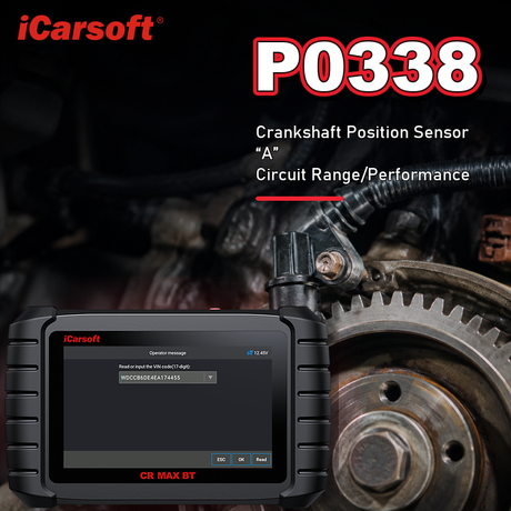 P0338 crankshaft position sensor A circuit high diagnosis and repair guide