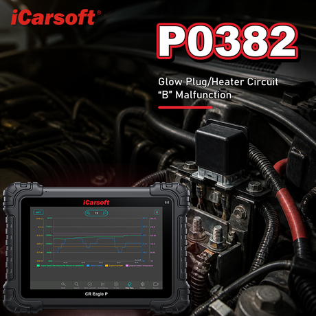 P0382 glow plug heater circuit B diagnosis and repair guide