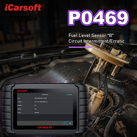 P0469 EVAP purge flow sensor circuit intermittent diagnosis and repair guide