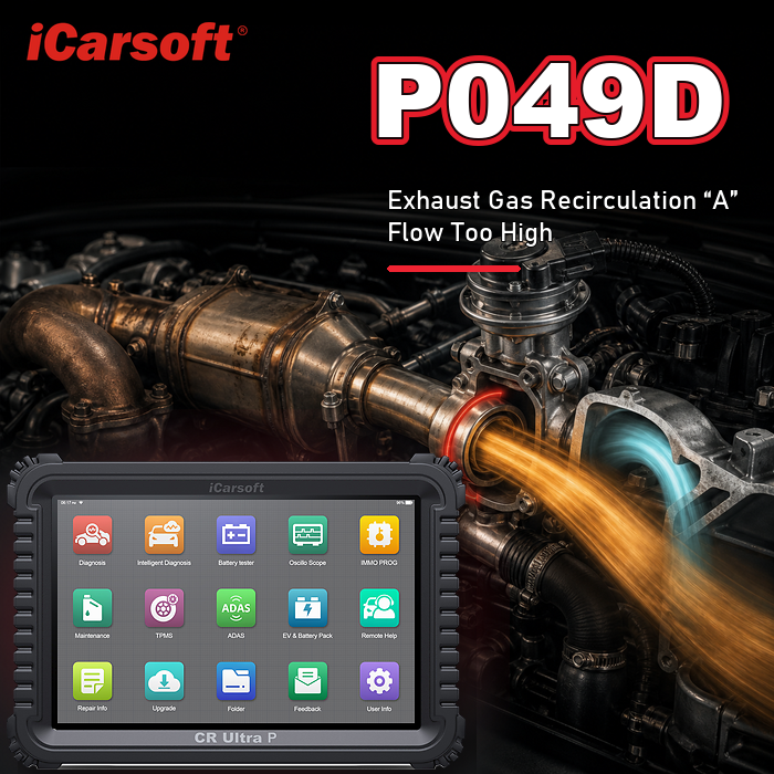 P049D EGR A position exceeded learning limit diagnosis and repair guide
