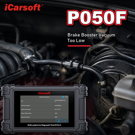 P050F brake assist vacuum too low diagnosis and repair guide