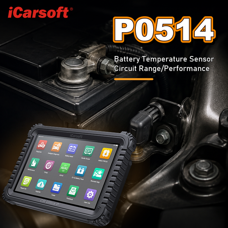 P0514 battery temperature sensor circuit range performance diagnosis and repair guide