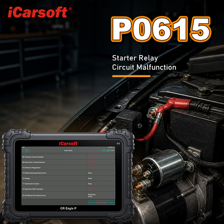 P0615 starter relay circuit and no crank diagnosis and repair guide