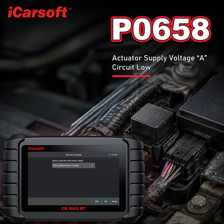 P0658 actuator supply voltage A circuit low diagnosis and repair guide