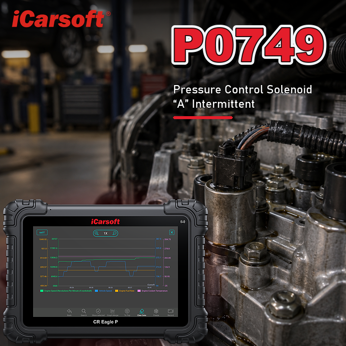 P0749 pressure control solenoid A intermittent diagnosis and repair guide