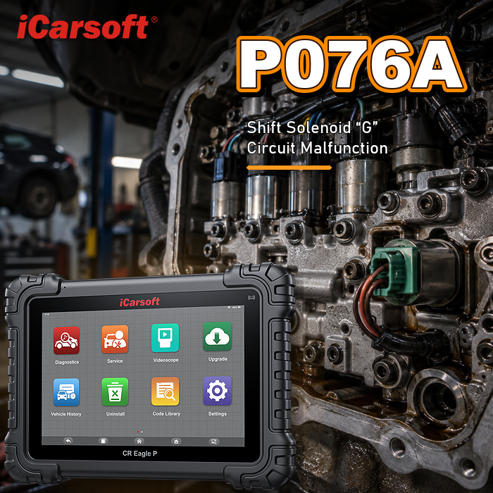 P076A shift solenoid H fault diagnosis and repair guide