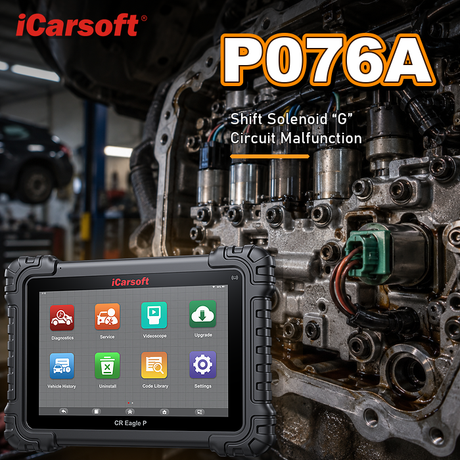 P076A shift solenoid H fault diagnosis and repair guide