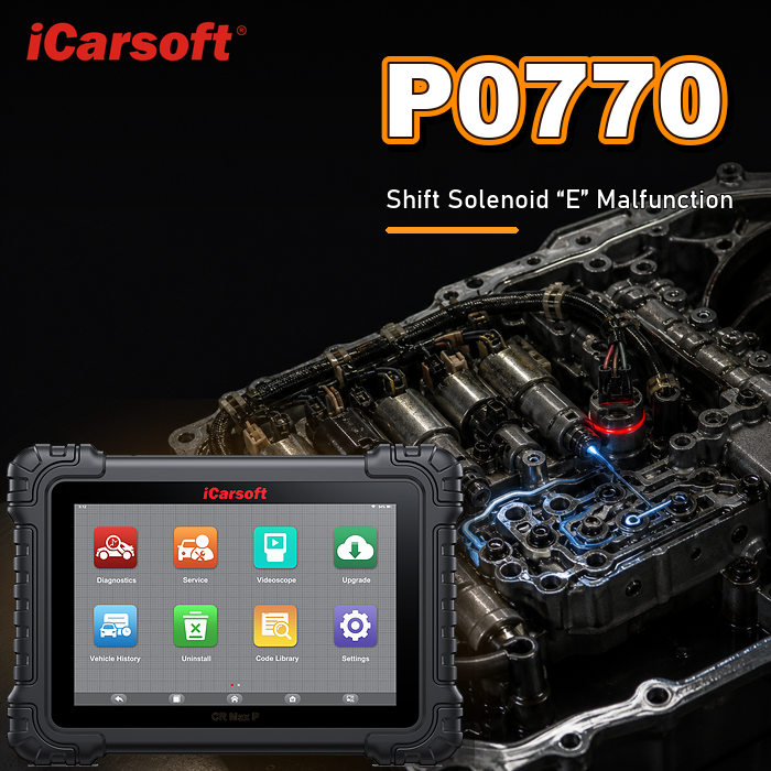 P0770 shift solenoid E malfunction diagnosis and repair guide