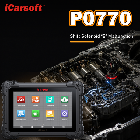 P0770 shift solenoid E malfunction diagnosis and repair guide