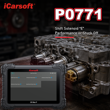 P0771 shift solenoid E performance or stuck off diagnosis and repair guide