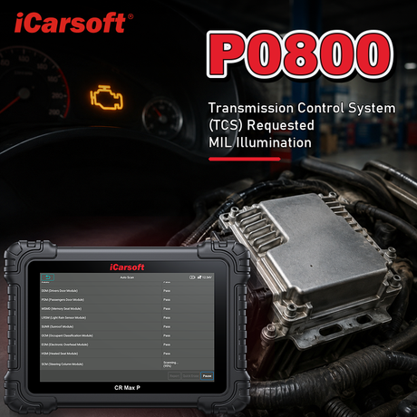 P0800 transmission control system MIL request diagnosis and repair guide