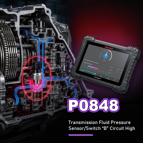 P0848 Code : Transmission Fluid Pressure Sensor B Circuit High