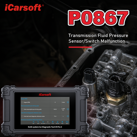 P0867 transmission fluid pressure diagnosis and repair guide