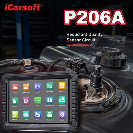 P206A reductant quality sensor circuit diagnosis and repair guide