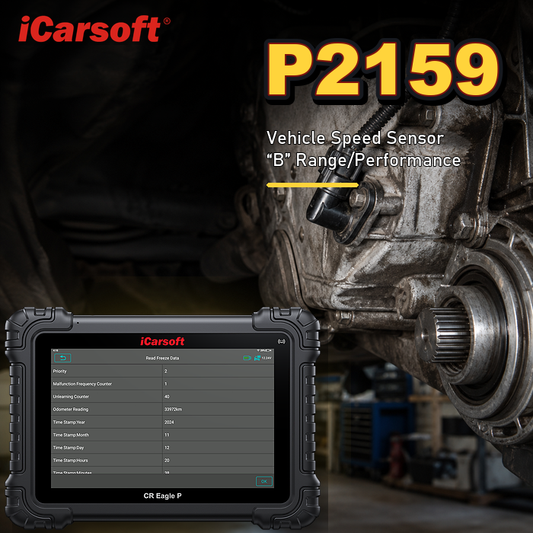 P2159 vehicle speed sensor B range performance diagnosis and repair guide