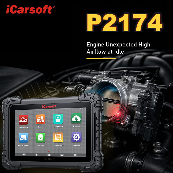 P2174 sudden low air flow detected diagnosis and repair guide