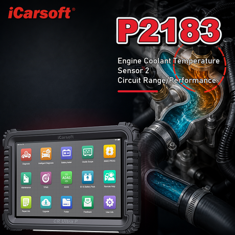 P2183 engine coolant temperature sensor 2 range performance diagnosis and repair guide
