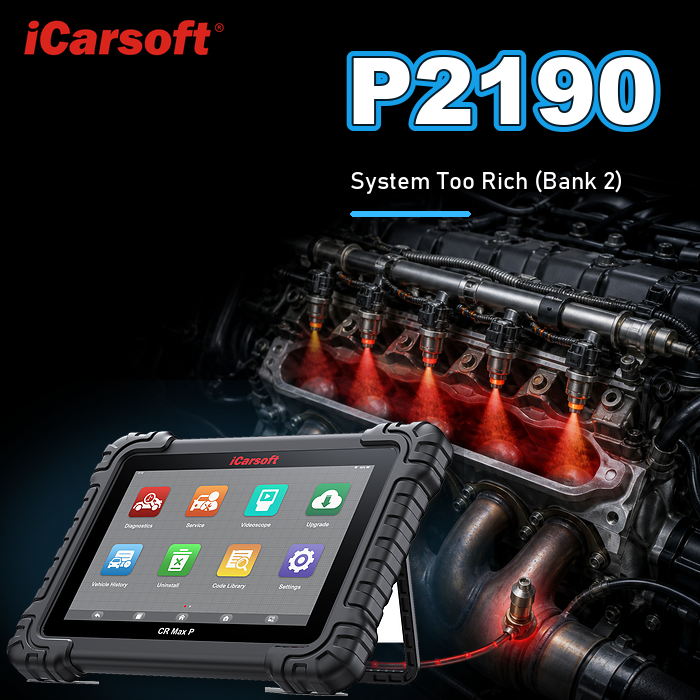 P2190 system too rich at idle bank 2 diagnosis and repair guide