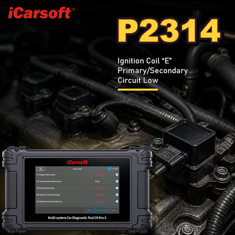 P2314 ignition coil E secondary circuit diagnosis and repair guide
