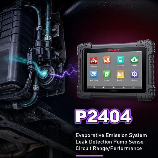 P2404 Code: EVAP Leak Detection Pump Sense Circuit Range/Performance