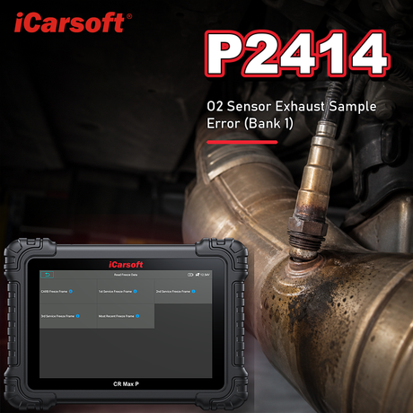 P2414 O2 sensor exhaust sample error bank 1 diagnosis and repair guide