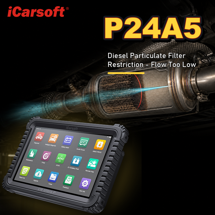 P24A5 EGR cooler bypass bank 1 control stuck diagnosis and repair guide