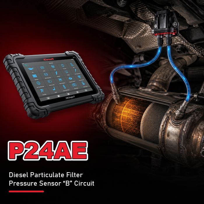 P24AE particulate matter sensor circuit diagnosis and repair guide