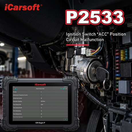 P2533 ignition run start circuit diagnosis and repair guide
