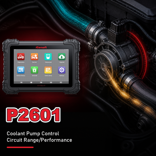 P2601 Code: Coolacnt Pump “A” Control Circuit Range/Performance