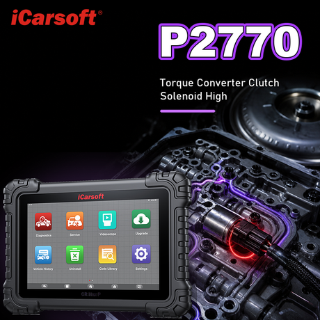 P2770 TCC pressure control circuit high diagnosis and repair guide