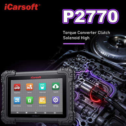 P2770 TCC pressure control circuit high diagnosis and repair guide